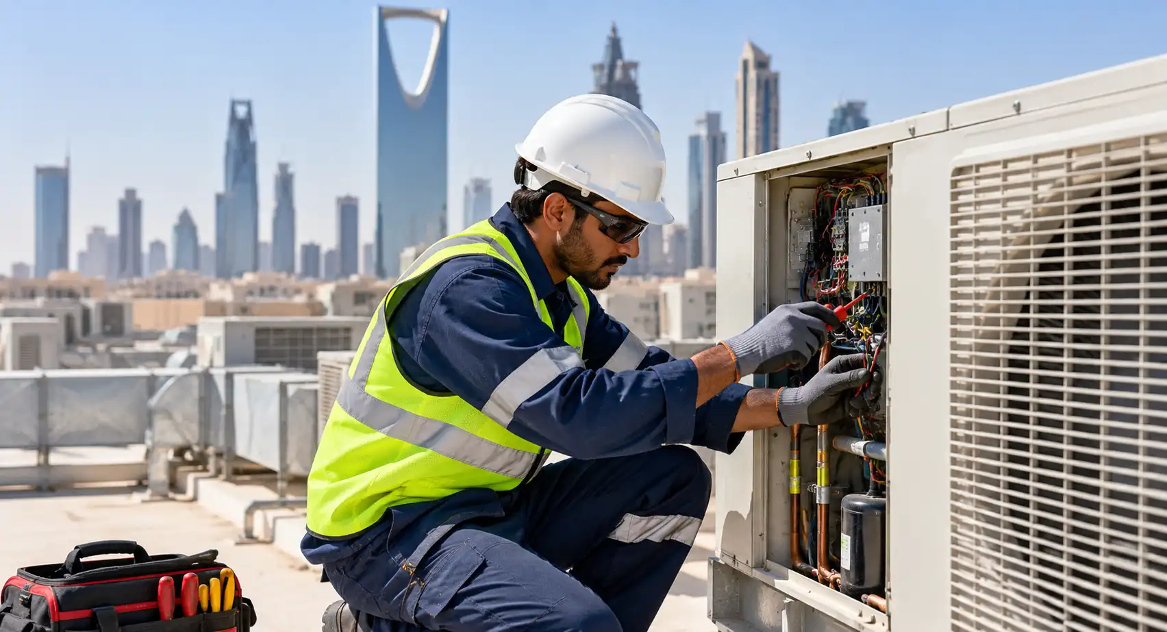 rooftop hvac technician in riyadh